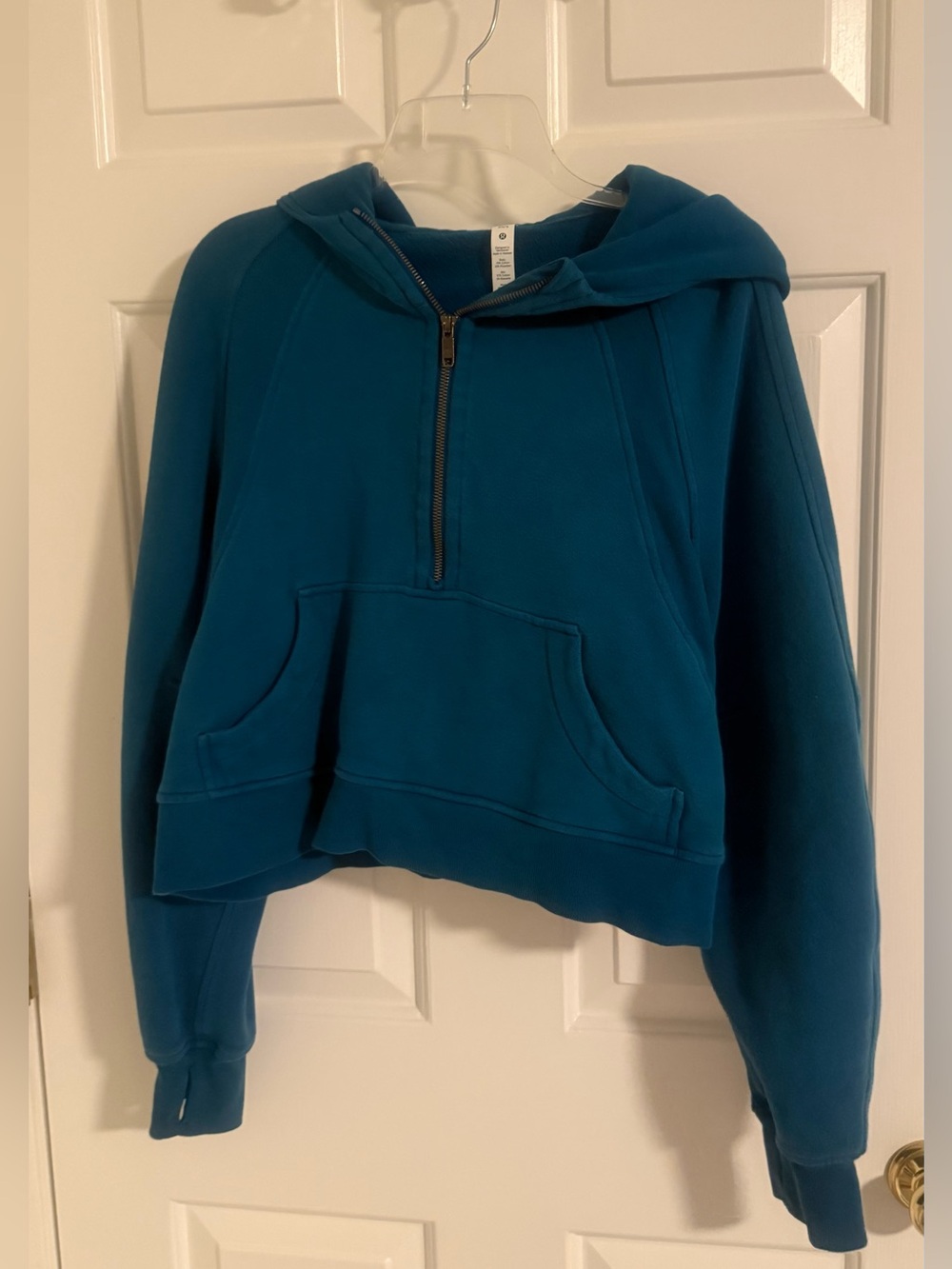 Lululemon Blue Scuba Sweatshirt Size Extra Small/ Small